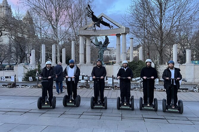 1 Hour Budapest Segway Tour - Parliament Hightails - The Fat Policeman statue and a local food tip
