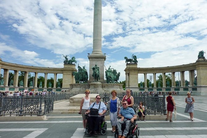 Accessible Budapest Tour - The Millennium Monument and its royal figures