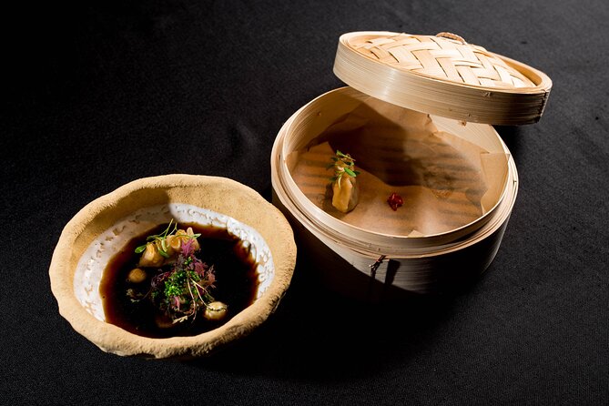 Audio visual multi-sensory chefs journey dinner experience - China supplies the first main course
