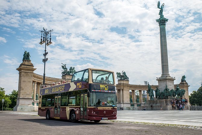 Big Bus Budapest Hop-On Hop-Off Bus and Walking Tour - Riding from St. Stephen’s Basilica through central Pest