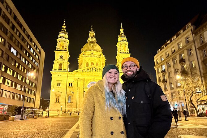 Bright Lights of Budapest Night Tour with Boat Cruise and Wine - The Chain Bridge and Budapest’s river divide