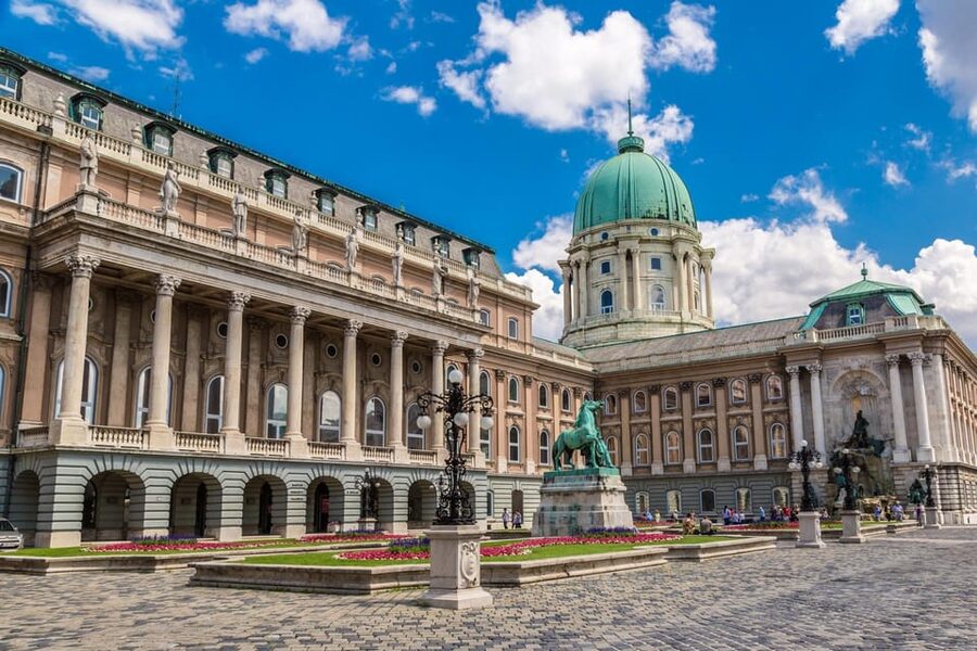 Buda Castle District and Matthias Church Private Tour - Buda Castle courtyards and gardens