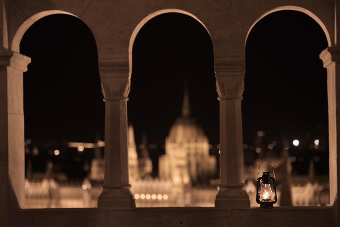 Buda Castle District Dark History, Legends and Vampire Night Tour - Starting at Clark Ádám tér and looking over the Danube