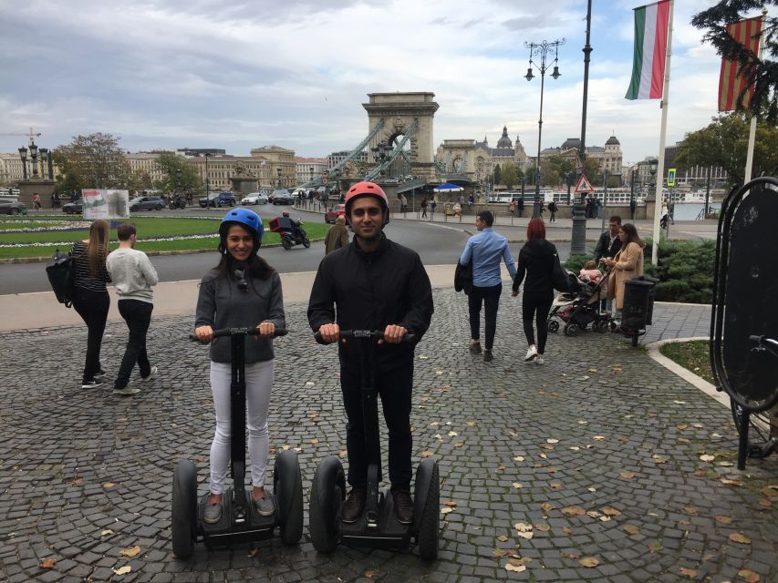 Budapest: 1.5-Hour Fun Segway Sightseeing - Chain Bridge and views toward Buda