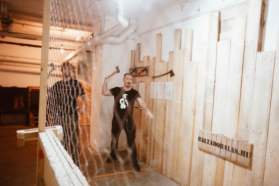 Budapest: Axe Throwing Experience - Who will enjoy this most?