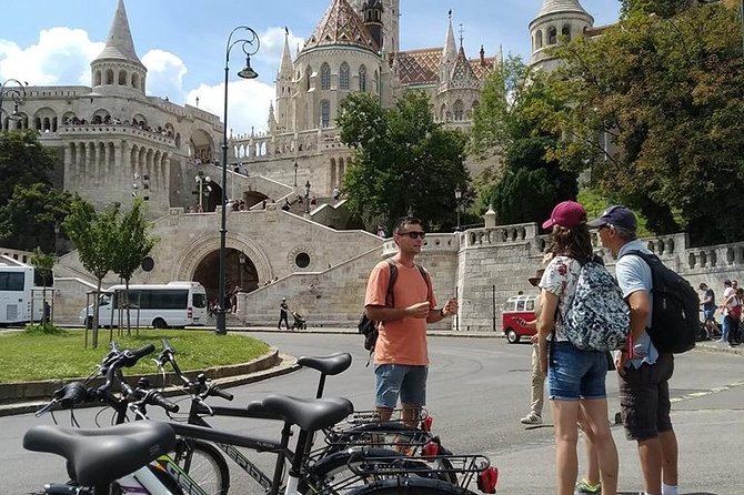 Budapest Bike Ride - Starting at Fővám tér and crossing Liberty Bridge