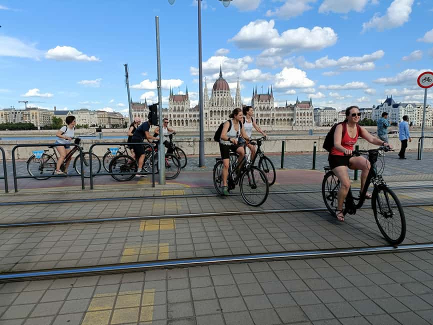 Budapest Bike Tour with a Hungarian Goulash - Szabadság Square and the Ride Back
