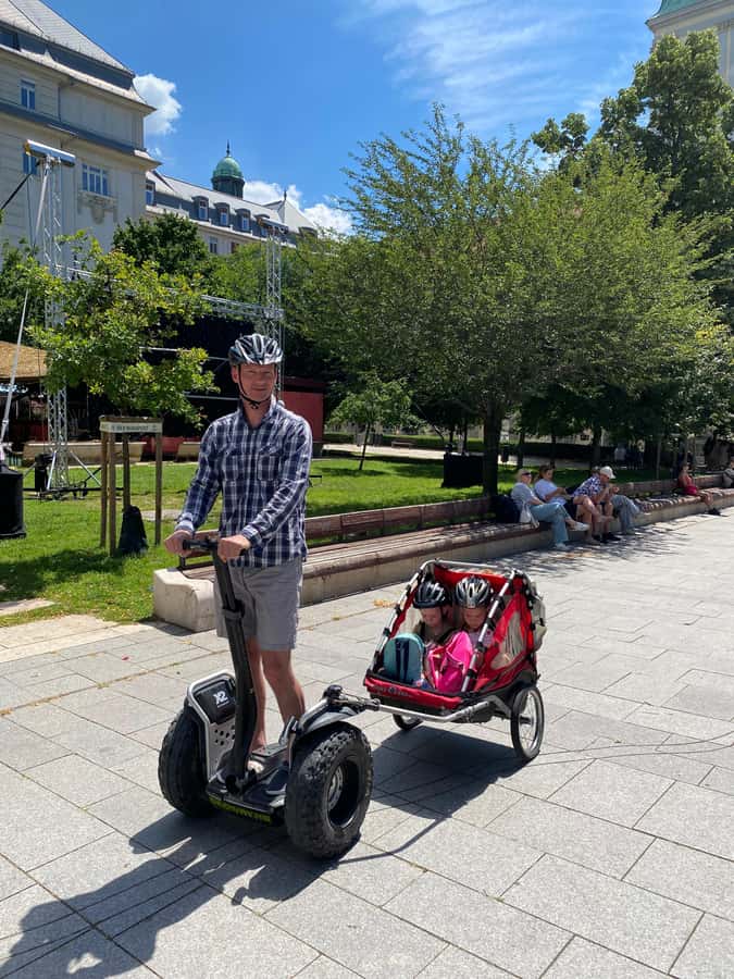 Budapest Buda Castle Private Segway Tour - Riding through the Castle District