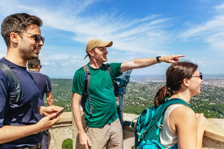 Budapest: Buda Hills Guided Hiking Tour with Optional Lunch - Meeting up and riding into the hills
