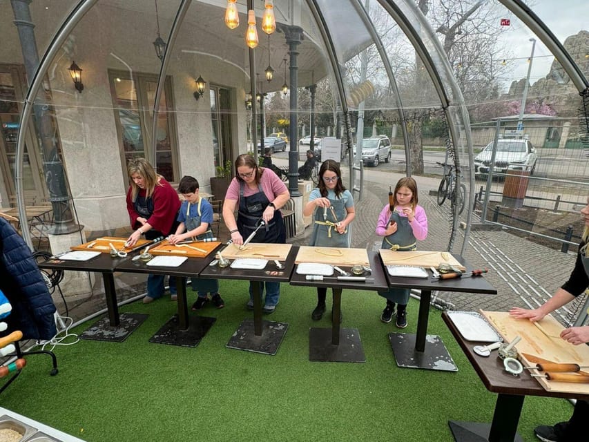 Budapest: Chimney Cake Workshop in City Park - Sitting in the park after the lesson