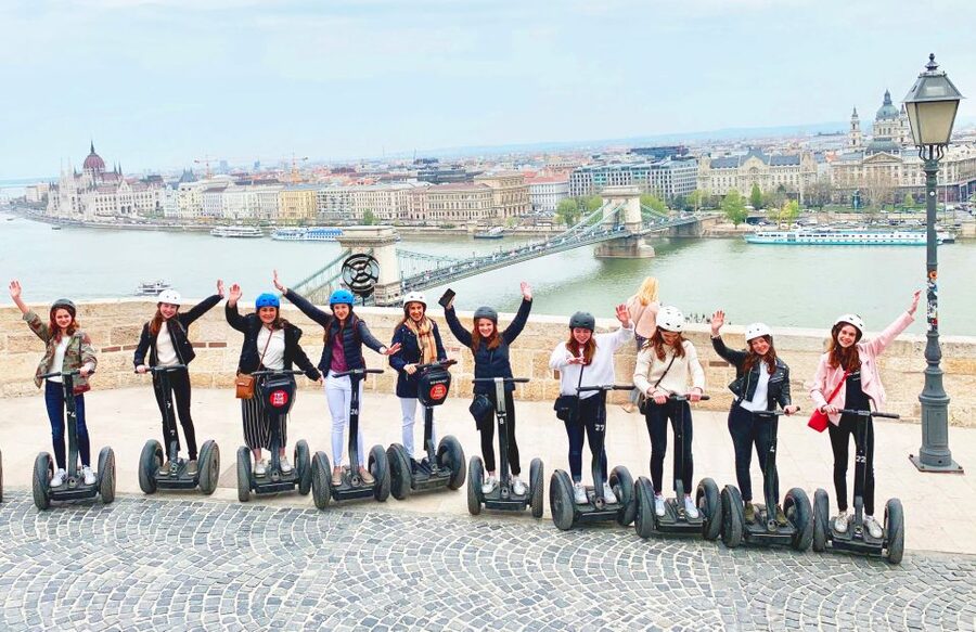 Budapest: City Highlights Segway Tour - Crossing toward Buda and the Gerard statue