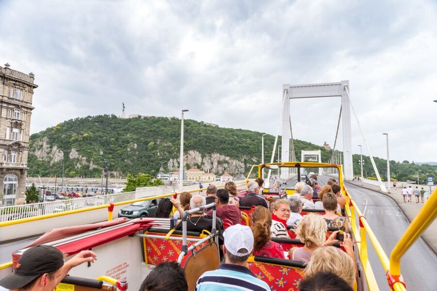Budapest: City Sightseeing Hop-On Hop-Off Bus Tour & Extras - Heroes’ Square and the eastern side of the route