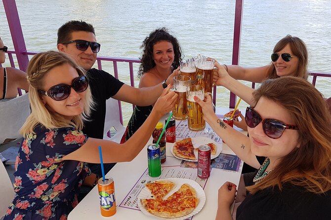Budapest Danube Pizza Cruise with Welcome Drink - The river route, from Margaret Bridge to Bálna