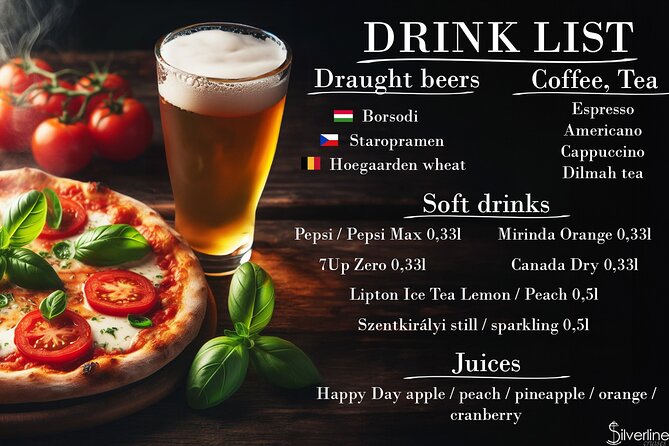 Budapest Danube Pizza Cruise with Welcome Drink - Value at $42.24 per person