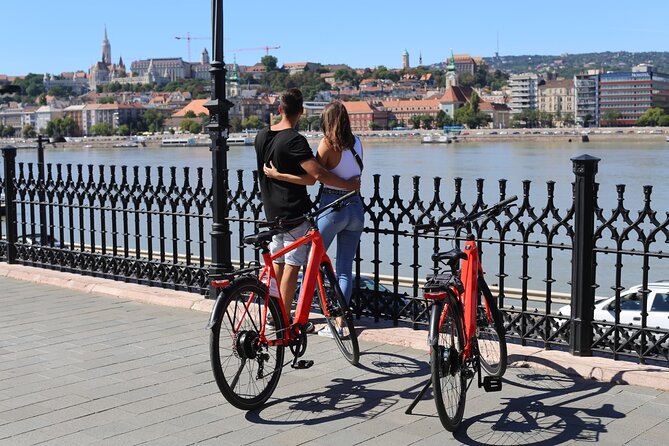 Budapest: Historic Downtown ride on E-Bicycles Buda & Pest - The Danube bank and the Shoes memorial