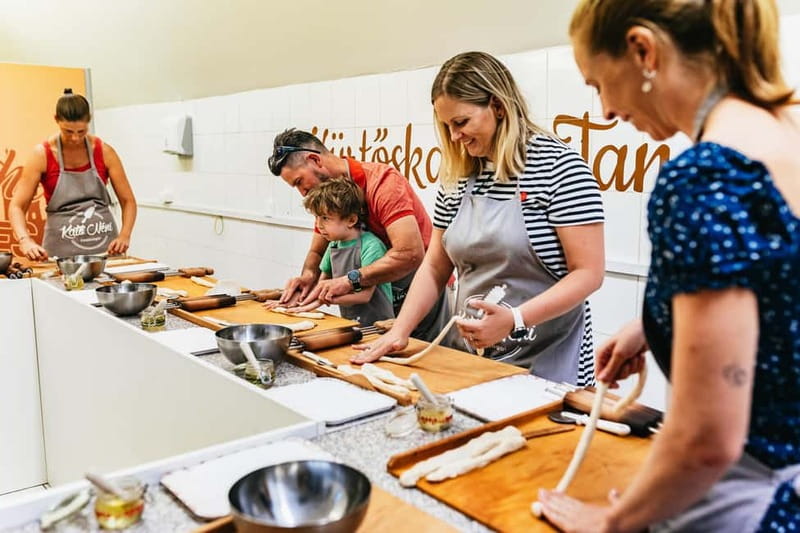 Budapest: Hungarian Chimney Cake Workshop in the City Center - Three cakes, a certificate, and a recipe