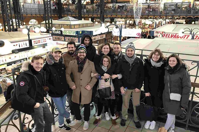 Budapest Market Tour & Home Cooking Class with local Chef & Guide - Sitting down to eat in good company