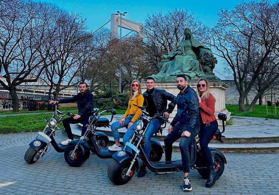 Budapest: Monster Bike Roller Guided City Tour - Szabadság Square and the Hungarian Parliament