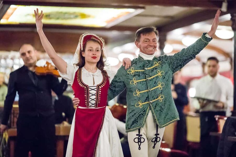 Budapest: New Year's Eve Party Cruise with Food & Live Show - Five courses with three menu choices