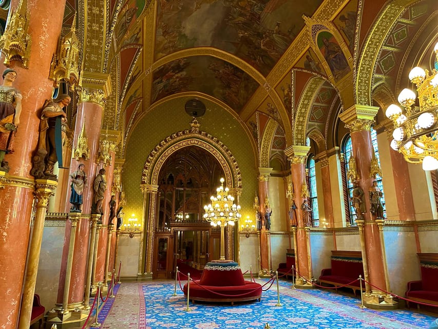 Budapest: Parliament Building Entry Ticket and Audio Guide - The Main Staircase and grand interiors
