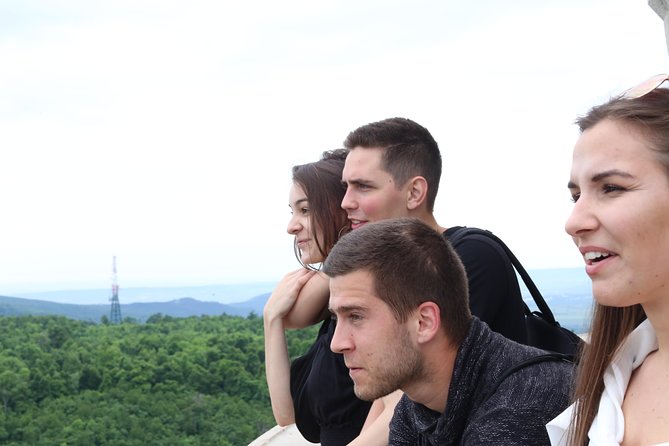 Budapest: Private Adventure Sightseeing Bicycle Tour - Taking the cog railway toward Széchenyi Hill