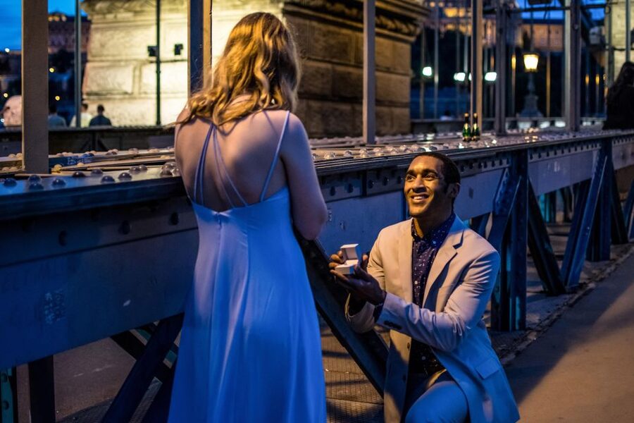 Budapest: Proposal Photos at enchanting Fisherman's Bastion - What Attila’s style means for your photographs