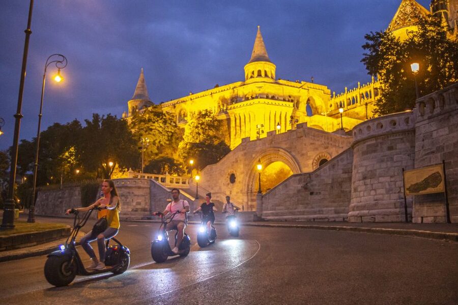 Budapest: Rent a Wide-Wheel E-Scooter - Parliament and the Danube views