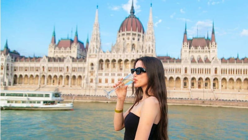 Budapest: Sip and Sail River Cruise with Unlimited Prosecco - The Budapest view begins at Akadémia Dock 2