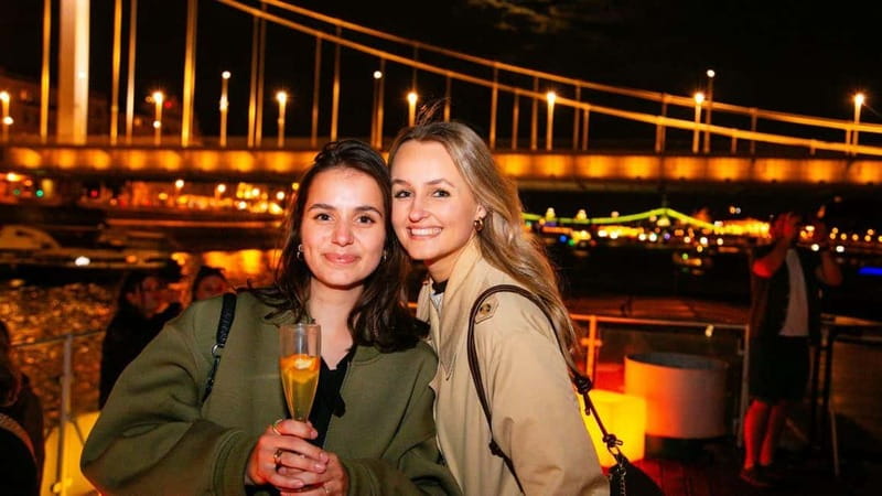 Budapest: Sip and Sail River Cruise with Unlimited Prosecco - Top deck views or a quieter corner