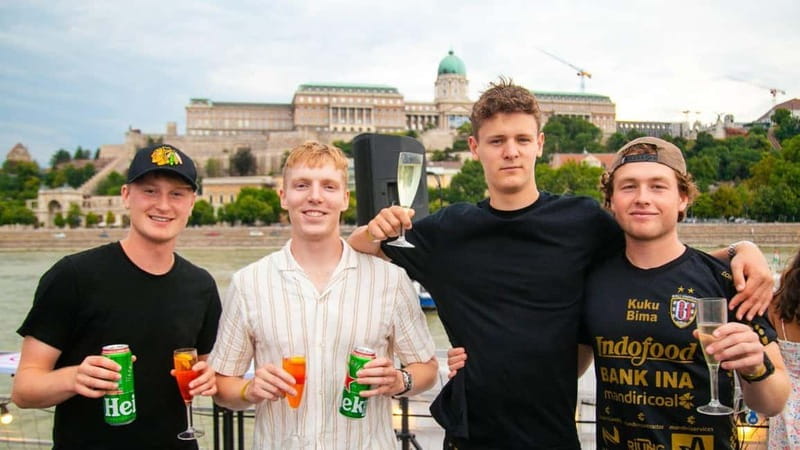Budapest: Sip & Sail Danube Cruise with Unlimited Beer - Liberty Bridge to the southern riverfront