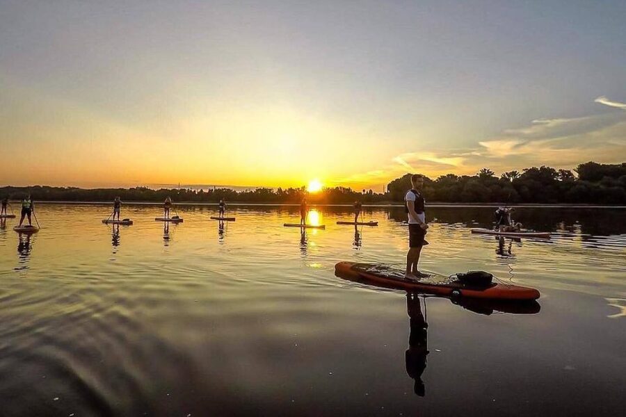 Budapest: Standup Paddleboarding Tour - The Danube at sunset, one paddle at a time