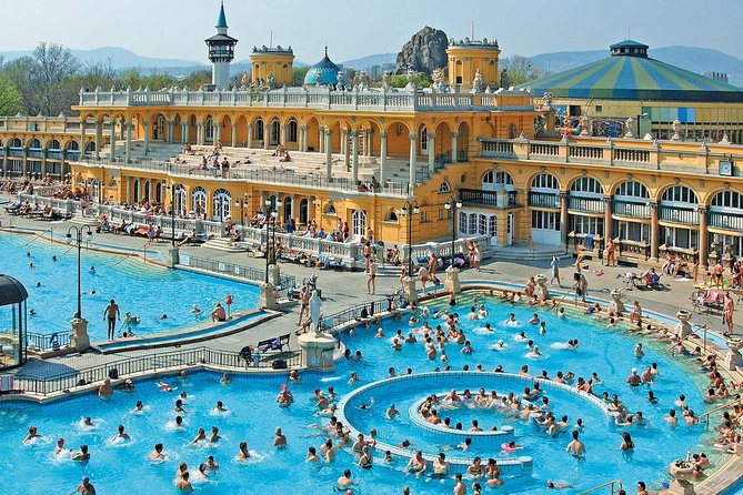Budapest Széchenyi Thermal Spa Ticket - The outdoor pools are the heart of the visit