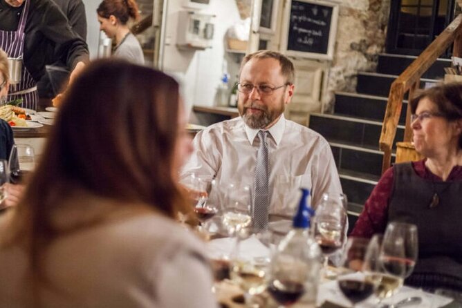 Chef’s Table – Wine Cellar Dinner Party in Budapest - Communal seating changes the social side of dinner
