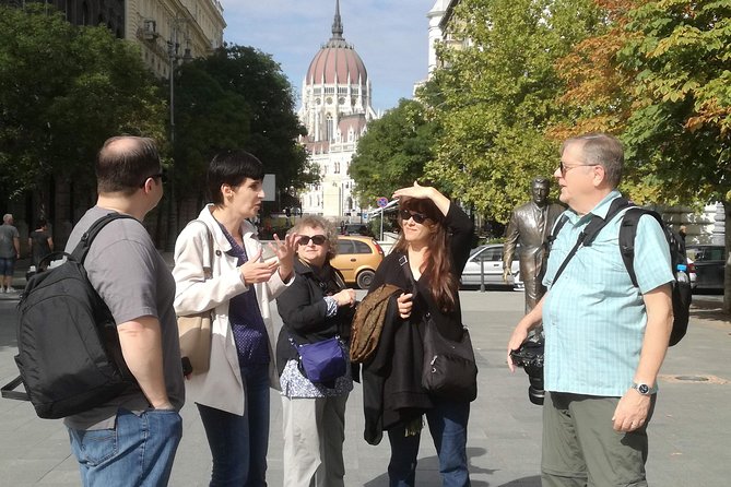Communist Budapest Walking Tour - Freedom Square’s four Cold War symbols
