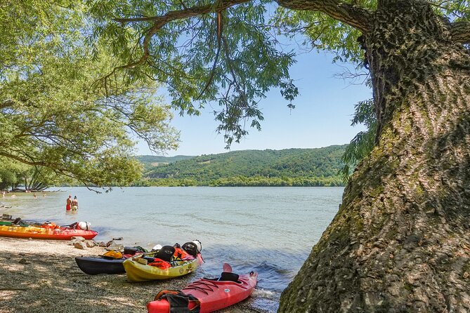 Danube Bend Hiking and Kayaking - Visegrád Castle from the river