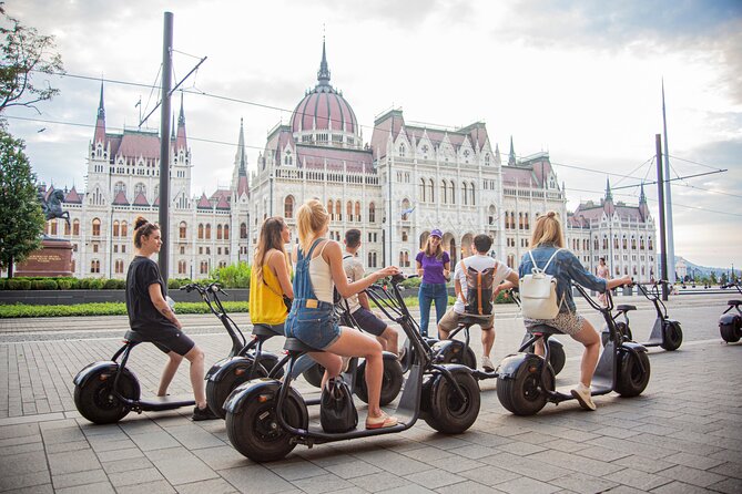 Guided Tours in Budapest on E-Scooter with various routes - Crossing toward Buda Castle