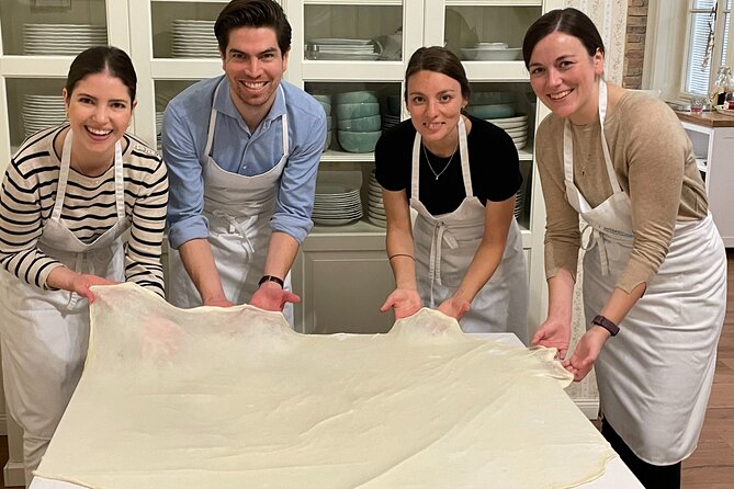 Hungarian Strudel Making Class: Stretch & Fill Two Ways - Baking, tasting, and the reward at the end