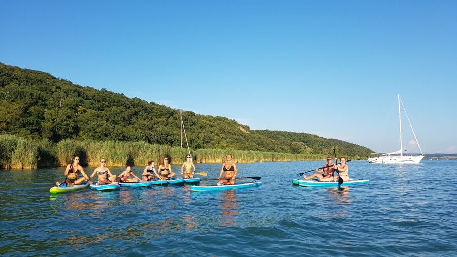 Lake Balaton: Paddle Board Tour of Tihany National Park - Paddling through Tihany National Park