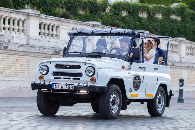 Private Budapest City tour with Classic Russian Jeep or G-Wagon! - Crossing the Danube by the Chain Bridge