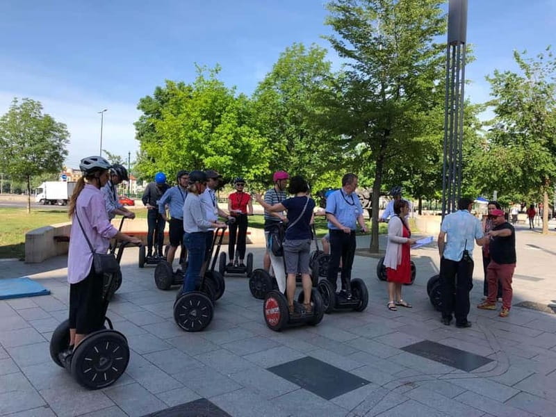 Segway Tour: Buda & Pest tour - Crossing from Pest toward the city’s grand sights