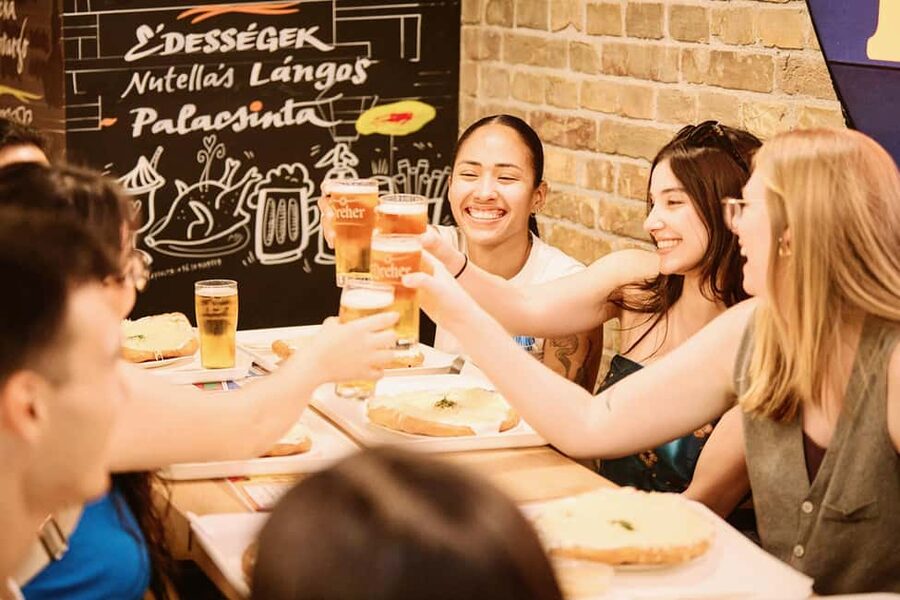 Tipsy Guided Food Tour with Drinks Included in Budapest - Pálinka, Tokaji, beer, and local wine