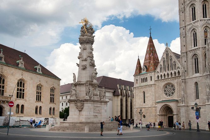 Walk in Buda with Hospital in the Rock Underground Cave Visit - Buda Castle and the Royal Palace terrace