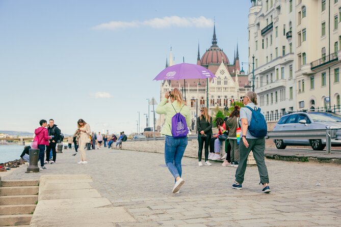 Walking Tour Budapest incl. the Shoes on the Danube Bank - Parliament Square and the Danube waterfront